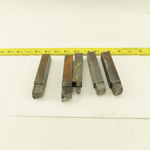 3/4" Square HSS Carbide Tip Radius Cutter 1/16R, 1/8R, 1/4R Lot Of 5