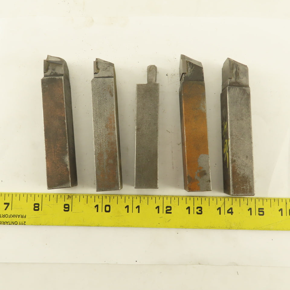 3/4" Square HSS Carbide Tip Radius Cutter 1/16R, 1/8R, 1/4R Lot Of 5