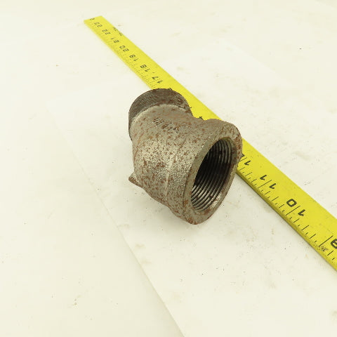 Ward 1-1/4 NPT Schedule 40 Malleable Street 45° Elbow Black Pipe USA