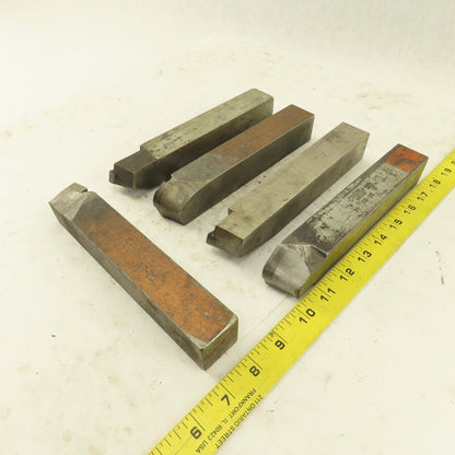 1-1/4" Square Shank Right And Left Misc. Radius Cutters Lot Of 5