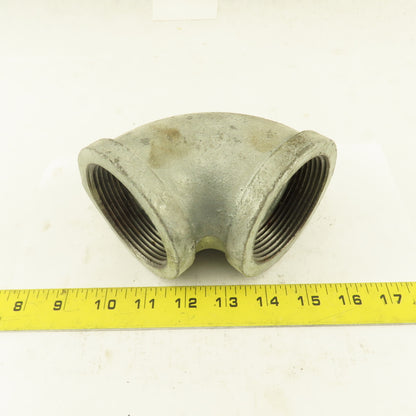 2-1/2" NPT 90° Elbow Galvanized Iron Pipe Schedule 40