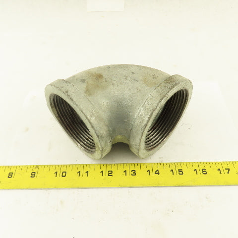 2-1/2" NPT 90° Elbow Galvanized Iron Pipe Schedule 40