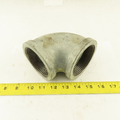 2-1/2" NPT 90° Elbow Galvanized Iron Pipe Schedule 40