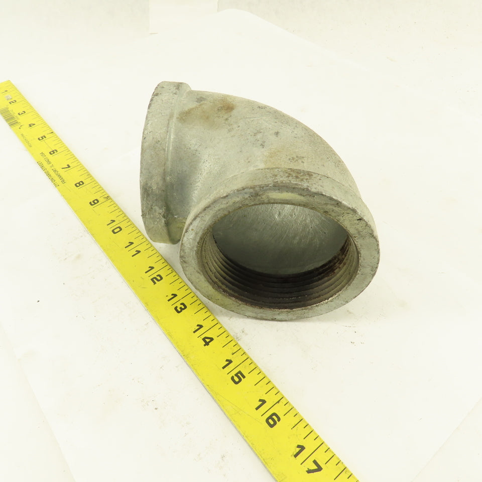 2-1/2" NPT 90° Elbow Galvanized Iron Pipe Schedule 40