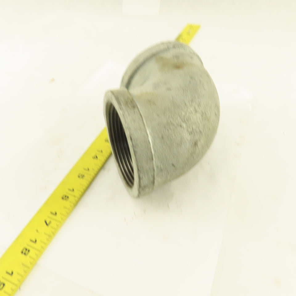2-1/2" NPT 90° Elbow Galvanized Iron Pipe Schedule 40