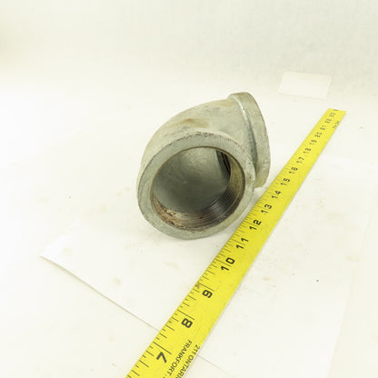 2-1/2" NPT 90° Elbow Galvanized Iron Pipe Schedule 40