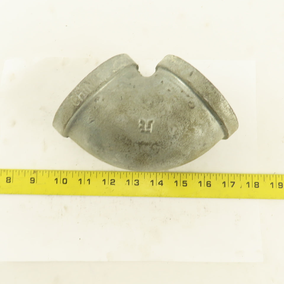2-1/2" NPT 90° Elbow Galvanized Iron Pipe Schedule 40