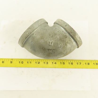 2-1/2" NPT 90° Elbow Galvanized Iron Pipe Schedule 40