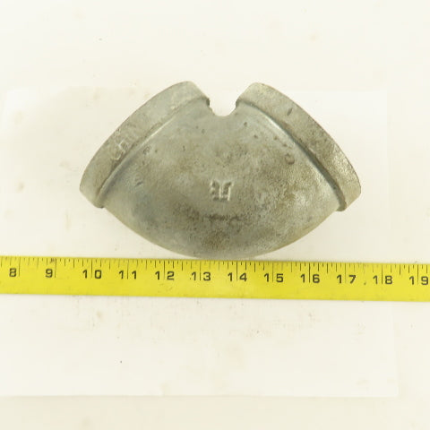 2-1/2" NPT 90° Elbow Galvanized Iron Pipe Schedule 40