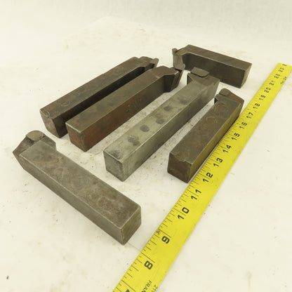Carboloy GR-85 370 1-1/4" x 1" Shank Left Right Carbide Tip Turning Tools 6 Pcs