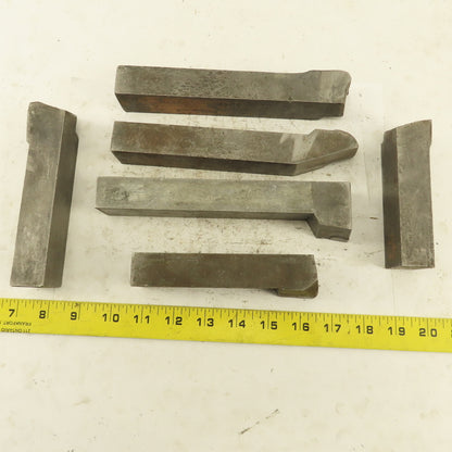 Carboloy GR-85 370 1-1/4" x 1" Shank Left Right Carbide Tip Turning Tools 6 Pcs