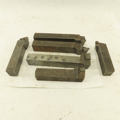 Carboloy GR-85 370 1-1/4" x 1" Shank Left Right Carbide Tip Turning Tools 6 Pcs