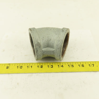 Anvil 2" NPT 45° Elbow Galvanized Iron Pipe Schedule 40 USA