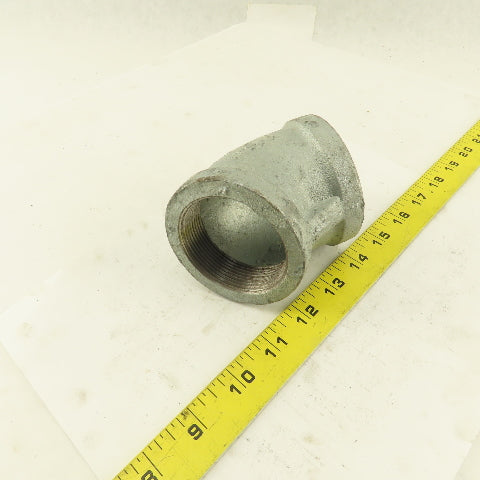 Anvil 2" NPT 45° Elbow Galvanized Iron Pipe Schedule 40 USA