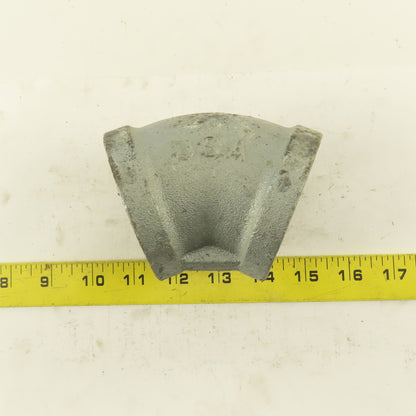 Anvil 2" NPT 45° Elbow Galvanized Iron Pipe Schedule 40 USA