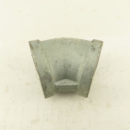 Anvil 2" NPT 45° Elbow Galvanized Iron Pipe Schedule 40 USA