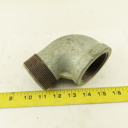Ward 2" NPT 90° Street Elbow Galvanized Iron Pipe Schedule 40