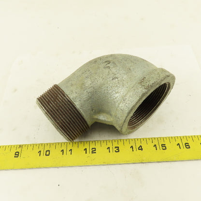 Ward 2" NPT 90° Street Elbow Galvanized Iron Pipe Schedule 40