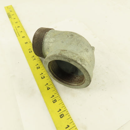 Ward 2" NPT 90° Street Elbow Galvanized Iron Pipe Schedule 40