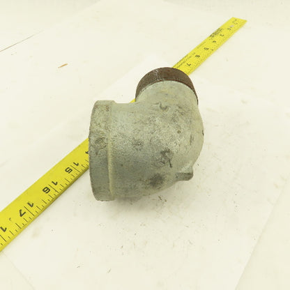 Ward 2" NPT 90° Street Elbow Galvanized Iron Pipe Schedule 40