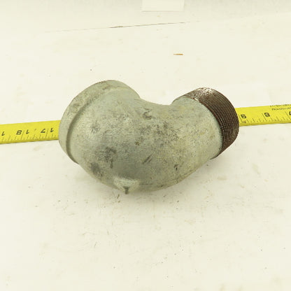Ward 2" NPT 90° Street Elbow Galvanized Iron Pipe Schedule 40