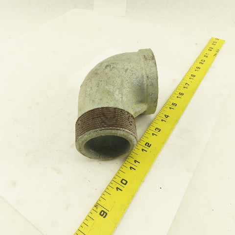 Ward 2" NPT 90° Street Elbow Galvanized Iron Pipe Schedule 40