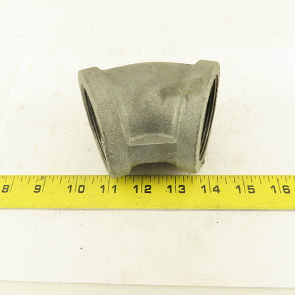 Anvil 2" NPT 45° Elbow Galvanized Iron Pipe Schedule 40