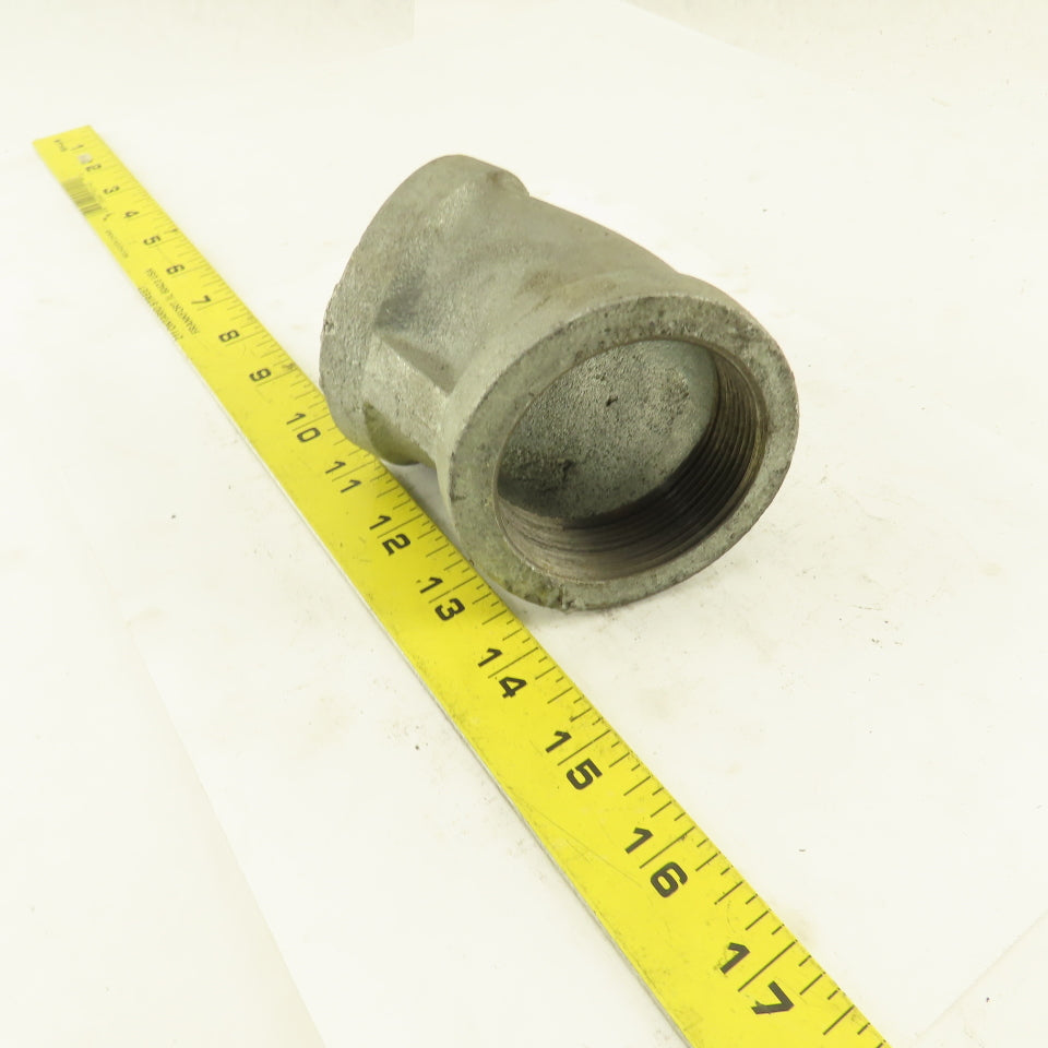 Anvil 2" NPT 45° Elbow Galvanized Iron Pipe Schedule 40