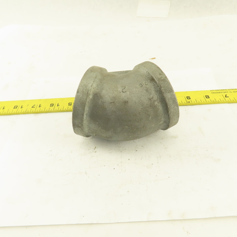 Anvil 2" NPT 45° Elbow Galvanized Iron Pipe Schedule 40