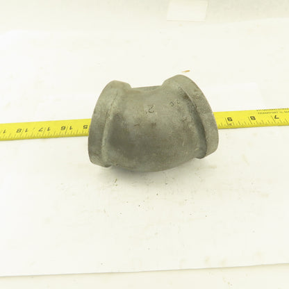 Anvil 2" NPT 45° Elbow Galvanized Iron Pipe Schedule 40