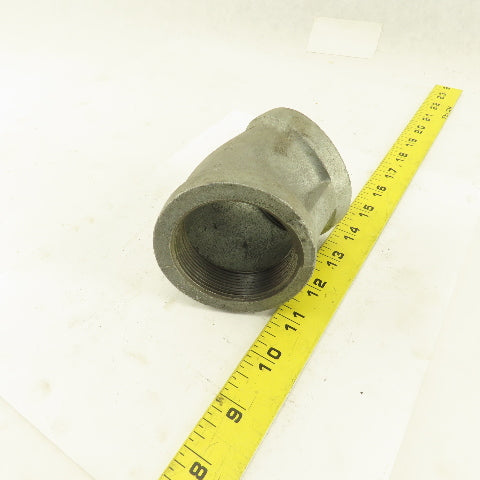 Anvil 2" NPT 45° Elbow Galvanized Iron Pipe Schedule 40