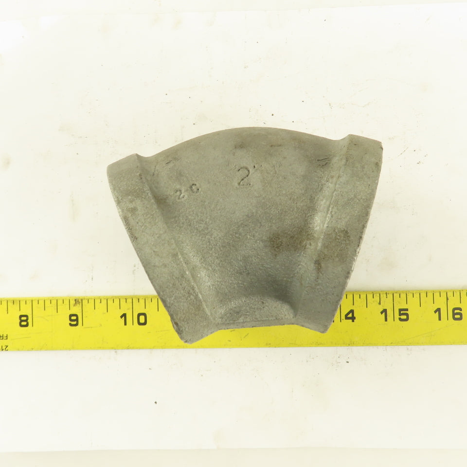 Anvil 2" NPT 45° Elbow Galvanized Iron Pipe Schedule 40