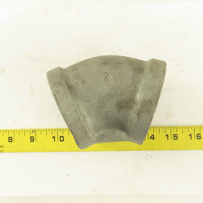 Anvil 2" NPT 45° Elbow Galvanized Iron Pipe Schedule 40