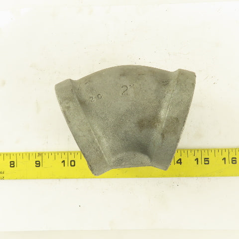 Anvil 2" NPT 45° Elbow Galvanized Iron Pipe Schedule 40