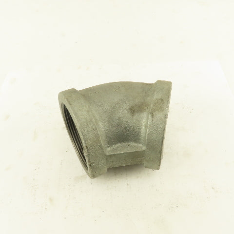 Anvil 2" NPT 45° Elbow Galvanized Iron Pipe Schedule 40