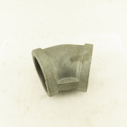 Anvil 2" NPT 45° Elbow Galvanized Iron Pipe Schedule 40