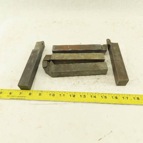 1" Square Left Right Hand Misc. Radius Cutter Lathe Tooling Cutters Lot Of 5