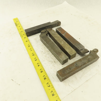 1" Square Left Right Hand Misc. Radius Cutter Lathe Tooling Cutters Lot Of 5