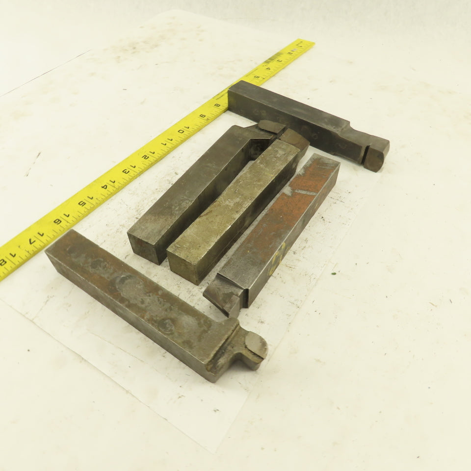 1" Square Left Right Hand Misc. Radius Cutter Lathe Tooling Cutters Lot Of 5