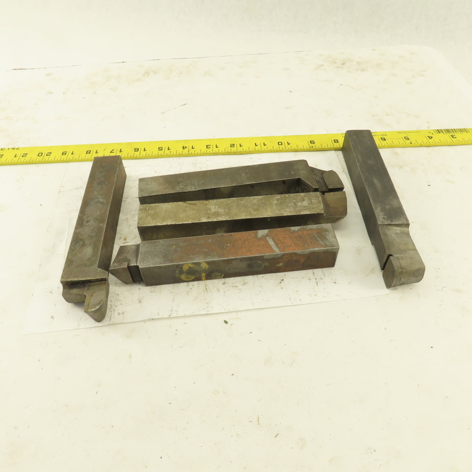 1" Square Left Right Hand Misc. Radius Cutter Lathe Tooling Cutters Lot Of 5