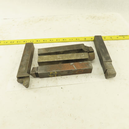 1" Square Left Right Hand Misc. Radius Cutter Lathe Tooling Cutters Lot Of 5
