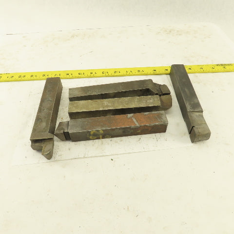 1" Square Left Right Hand Misc. Radius Cutter Lathe Tooling Cutters Lot Of 5