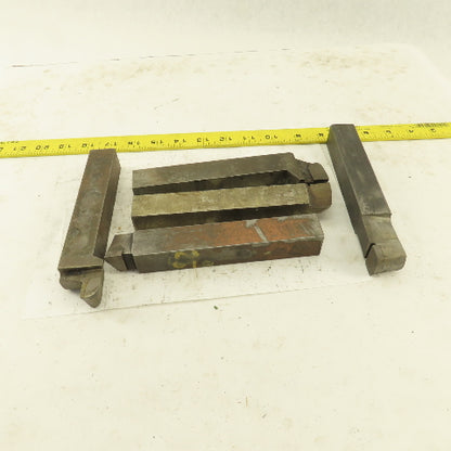 1" Square Left Right Hand Misc. Radius Cutter Lathe Tooling Cutters Lot Of 5