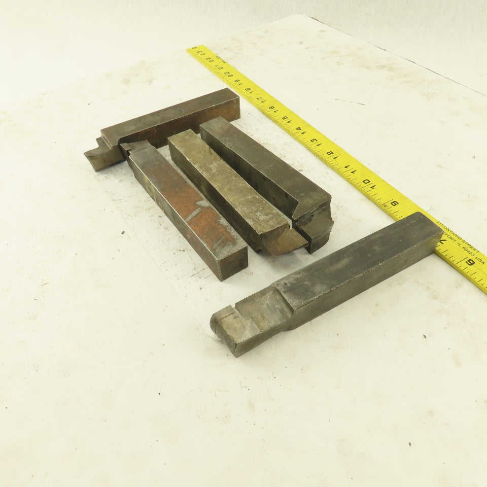 1" Square Left Right Hand Misc. Radius Cutter Lathe Tooling Cutters Lot Of 5