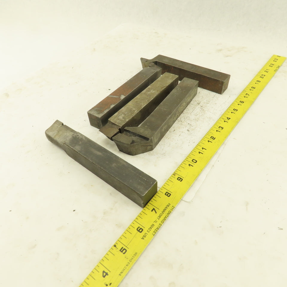 1" Square Left Right Hand Misc. Radius Cutter Lathe Tooling Cutters Lot Of 5