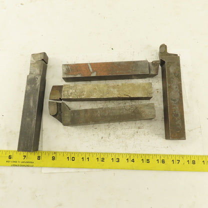 1" Square Left Right Hand Misc. Radius Cutter Lathe Tooling Cutters Lot Of 5