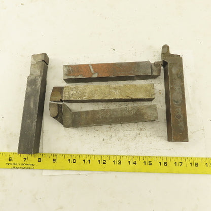 1" Square Left Right Hand Misc. Radius Cutter Lathe Tooling Cutters Lot Of 5