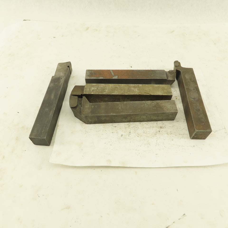 1" Square Left Right Hand Misc. Radius Cutter Lathe Tooling Cutters Lot Of 5