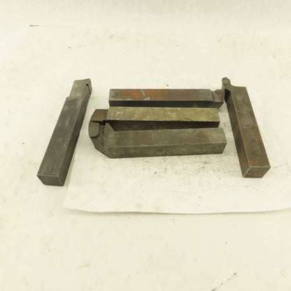 1" Square Left Right Hand Misc. Radius Cutter Lathe Tooling Cutters Lot Of 5