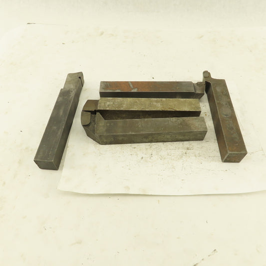 1" Square Left Right Hand Misc. Radius Cutter Lathe Tooling Cutters Lot Of 5
